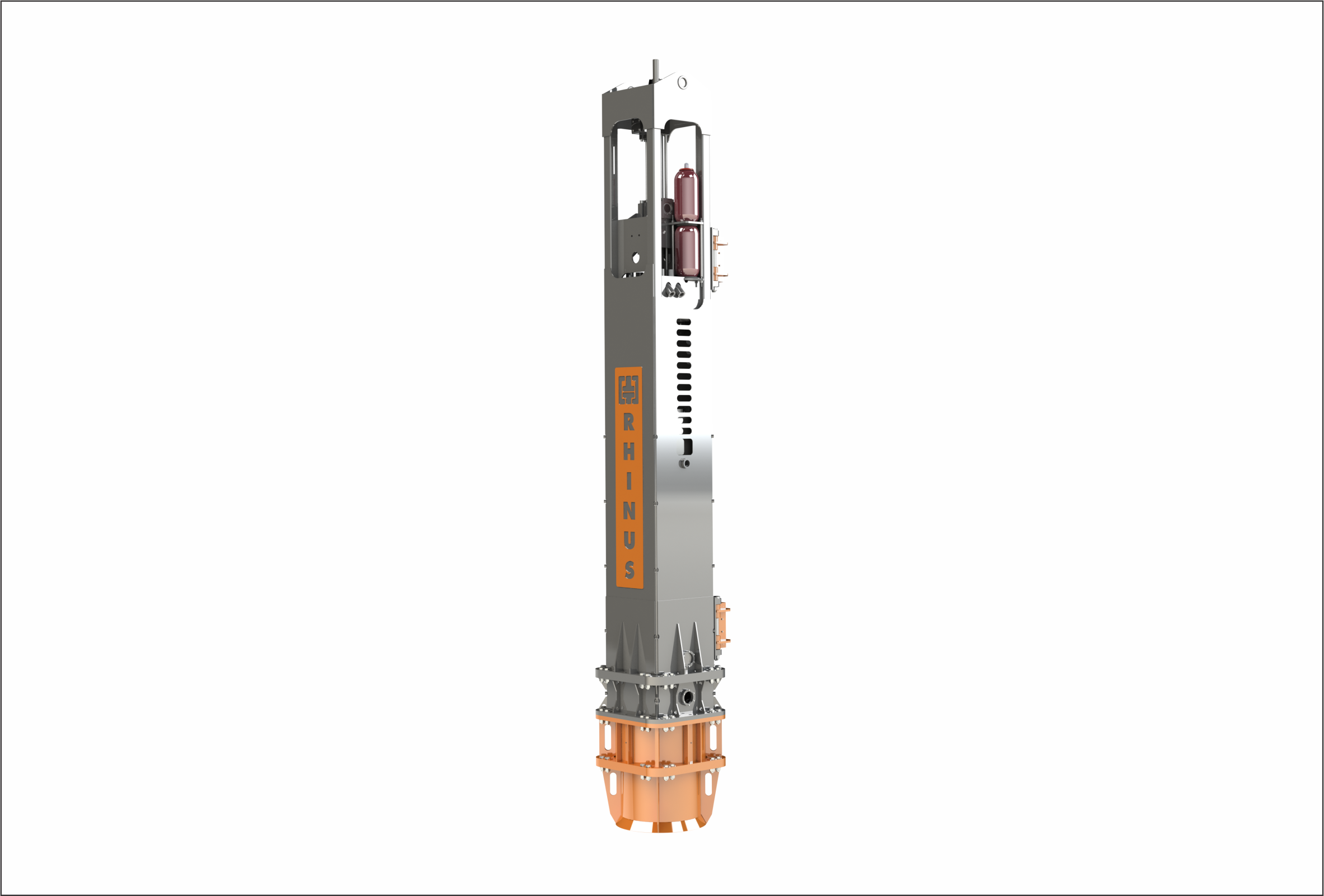Rhinus RH6000 impact hydraulic hammer Biosonda