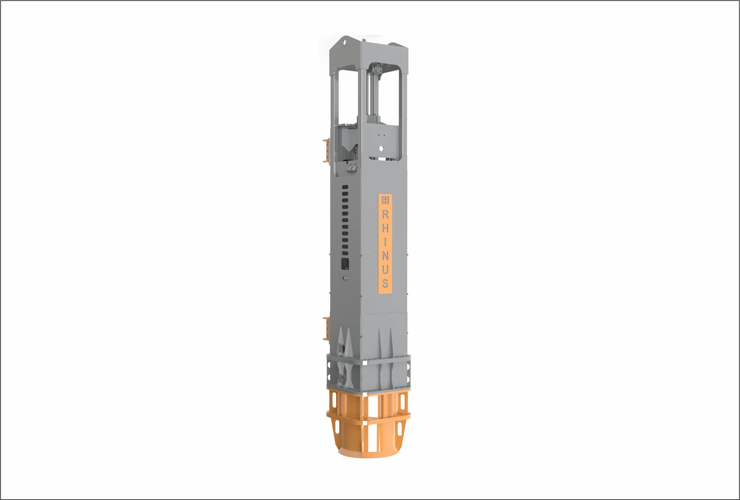 Rhinus RH7000 impact hydraulic hammer Biosonda
