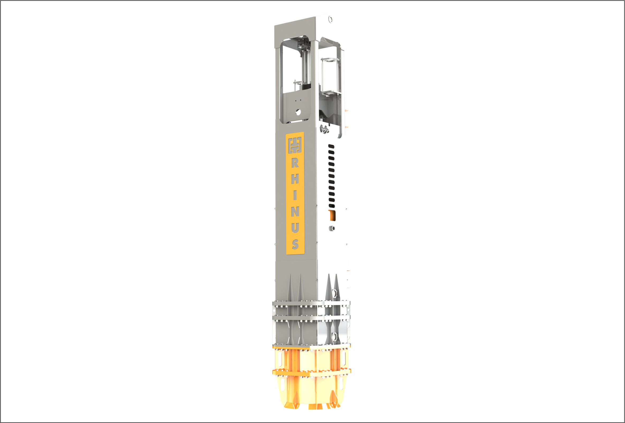 Rhinus RH8000 impact hydraulic hammer Biosonda
