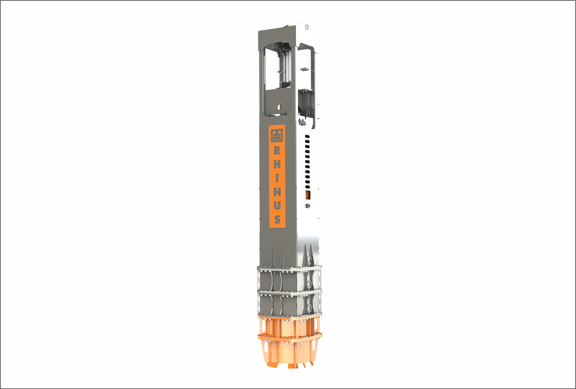 Rhinus RH9000 impact hydraulic hammer Biosonda